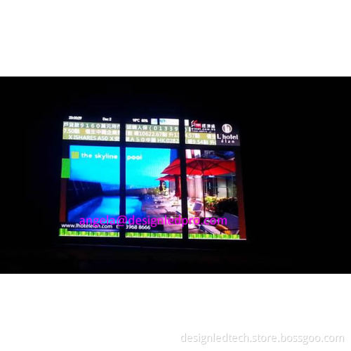 P10 indoor SMD flexible soft led screen